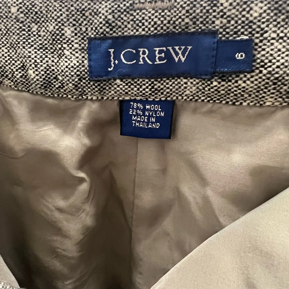 J. Crew - Lined, Wool Skirt - Picture 2 of 5